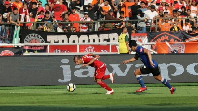 Foto: Kemenangan Persija Melawan PSM di Leg I Final Piala Indonesia (36317)