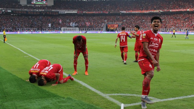Foto: Kemenangan Persija Melawan PSM di Leg I Final Piala Indonesia (36320)