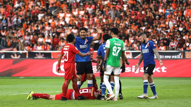 Foto: Kemenangan Persija Melawan PSM di Leg I Final Piala Indonesia (36307)
