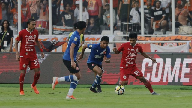 Foto: Kemenangan Persija Melawan PSM di Leg I Final Piala Indonesia (36308)