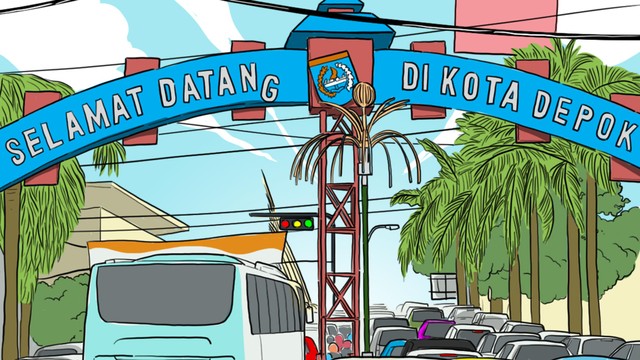 Ilustrasi Kota Depok Foto: Indra Fauzi/kumparan