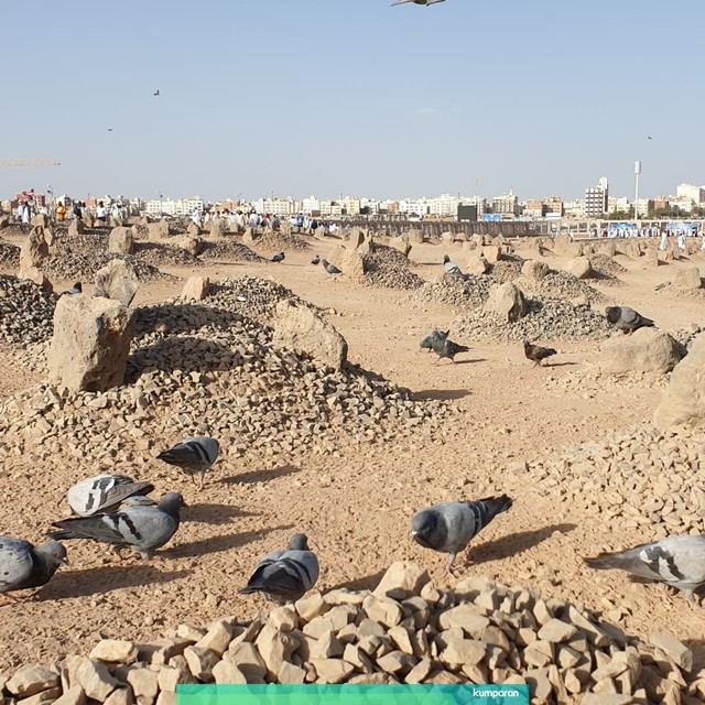 Kuburan Baqi di samping Masjid Nabawi, Madinah, Arab Saudi Foto: Denny Armandhanu/kumparan