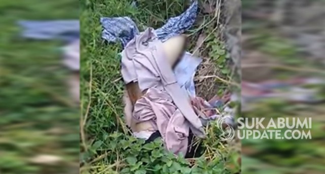 Mayat wanita tanpa identitas ditemukan di Kampung Bungbulang RT 002/005, Kelurahan Babakan, Kecamatan Cibeureum, Kota Sukabumi, Senin (22/7/2019) pagi. | Sumber Foto:Oksa BC