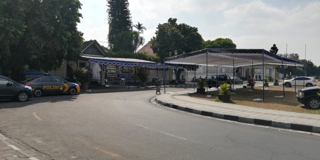 Suasana Ndalem Prabukusuman, Alun Alun Selatan Yogyakarta, Senin (22/7/2019). Foto: atx.
