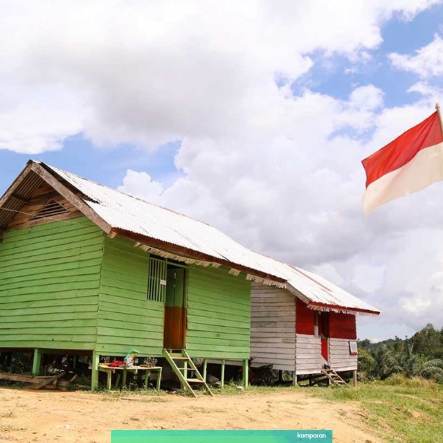 Sekolah Tapal Batas di Pulau Sebatik, Kabupaten Nunukan, Provinsi Kalimantan Utara Indonesia. Foto: Dok. Pertamina