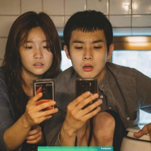 Adegan dalam film Korea, 'Parasite'. Foto: Facebook/@CJENMMOVIE