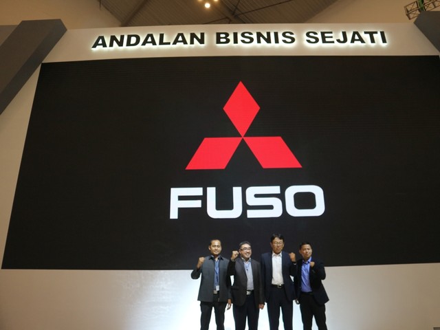 Fuso di GIIAS 2019 mengandalkan deretan produknya termasuk Fighter. Foto: Ghulam Muhammad Nayazri / kumparan