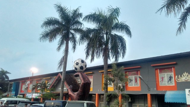 Stadion Pahoman Bandar Lampung, Senin (22/7) | Foto : Sidik Aryono / Lampung Geh