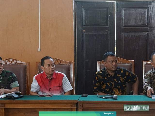 Sidang praperadilan Kivlan Zein terkait kasus kepemilikan senjata di Pengadilan Negeri Jakarta Selatan, Selasa (23/7). Foto: Nugroho Sejati/kumparan