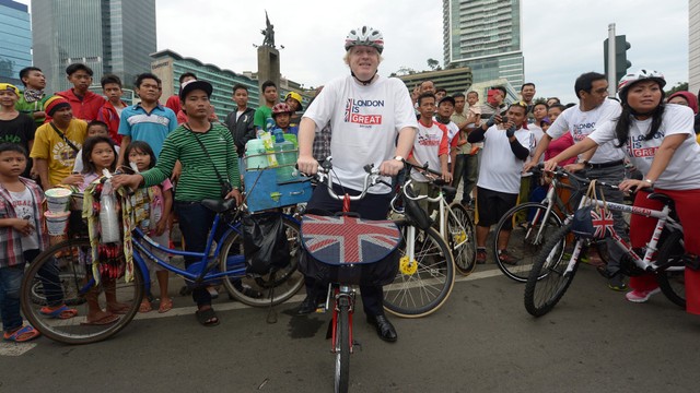 Boris Johnson, Presiden Indonesia Joko Widodo,Basuki Tjahaja Purnama alias Ahok