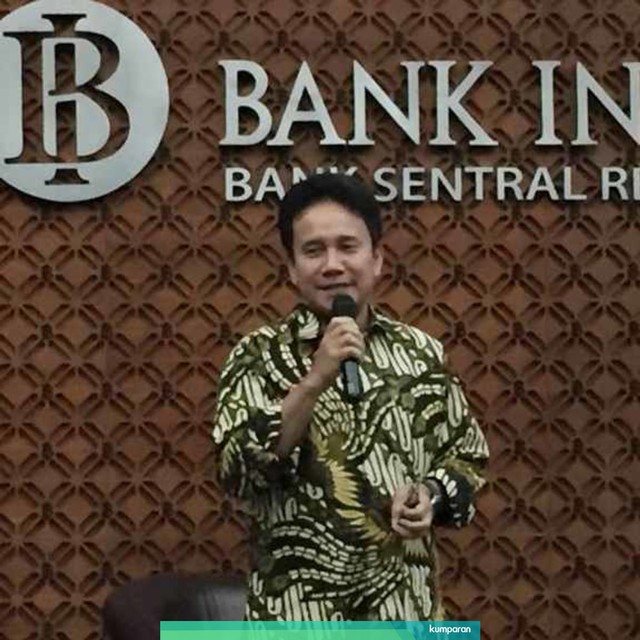 Perpisahan Deputi Gubernur Senior Bank Indonesia (BI) Mirza Adityaswara. Foto: Nicha Muslimawati/kumparan