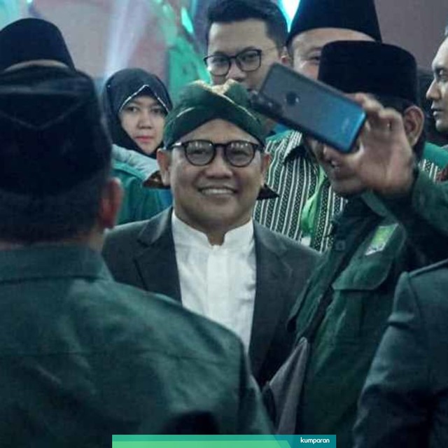 Ketum PKB Muhaimin Iskandar alias Cak Imin di Harlah ke-21 PKB, Selasa (23/7). Foto: Helmi Afandi/kumparan