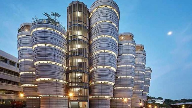Nanyang Technology University di Singapura. Foto: Heatherwick Studio via Twitter @archpng