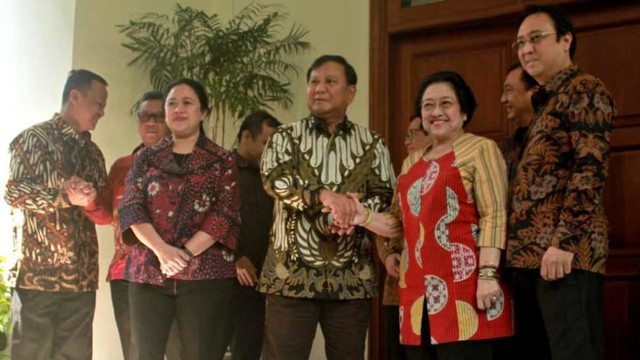 Pertemuan Megawati Soekarnoputri dan Prabowo Subianto