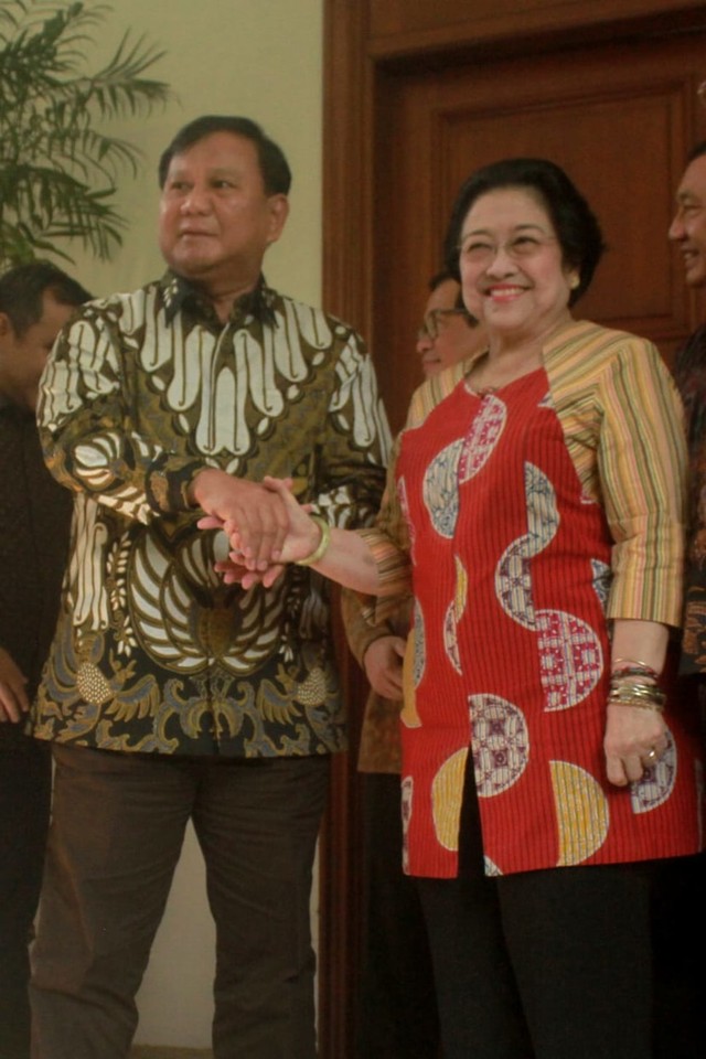 Pertemuan Megawati Soekarnoputri dan Prabowo Subianto