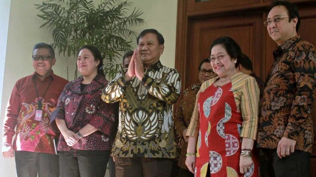 Pertemuan Megawati Soekarnoputri dan Prabowo Subianto