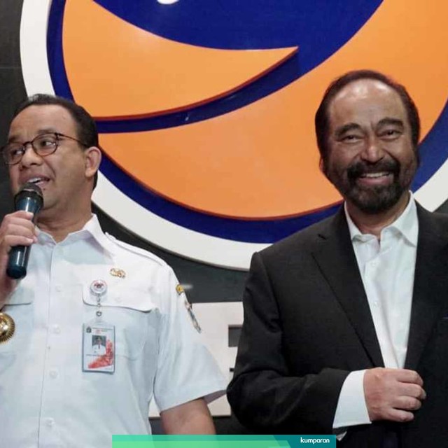 Anies Baswedan di DPP partai NasDem, Anies bertemu Surya Paloh