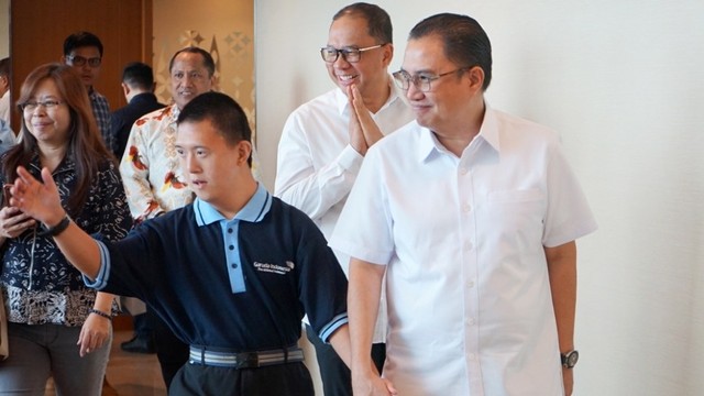 Garuda Indonesia, pelatihan kerja, anak penyandang down syndrome