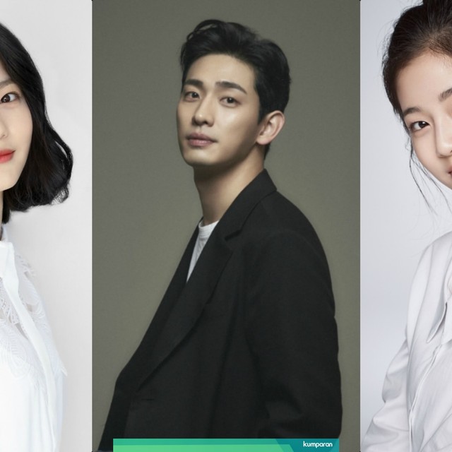 Seleb yang tergabung dalam JYP Actors: Shin Ye Eun, Yoon Park, Shin Eun Soo. Foto: JYP Actors