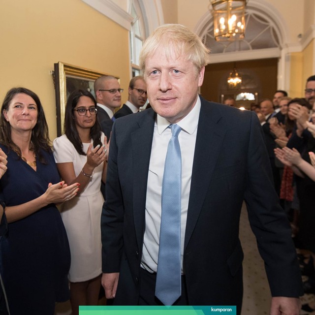 Perdana Menteri Inggris, Boris Johnson Foto: AFP/Pool/Stefan Rosseau
