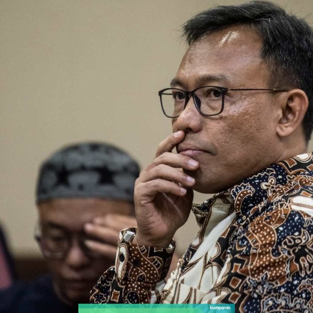 Eks GM Hutama Karya Budi Rachmat Kuniawan. Foto: ANTARA FOTO/Muhammad Adimaja