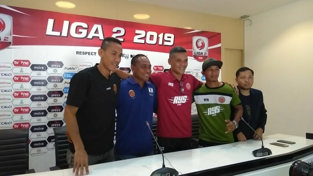 Press Conference Sriwijaya FC dan Persiraja Banda Aceh di stadion Gelora Sriwijaya Jakabaring (GSJ), Sabtu (27/7). Foto: Media Official Sriwijaya FC)
