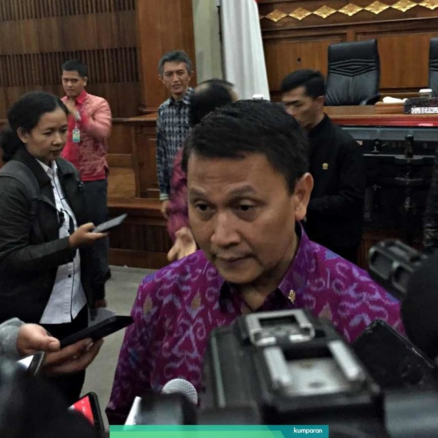 Ali Mardani Sera di kantor Gubernur Bali. Foto: Denita br Matondang /kumparan