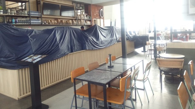 Sejumlah restoran di Terminal 3 Bandara Soekarno Hatta tutup.
