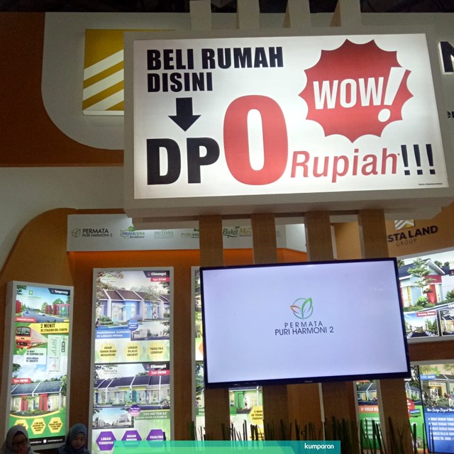 Indonesia Properti Expo menawarkan rumah dengan DP 0 Persen. Foto: Resya Firmansyah/kumparan