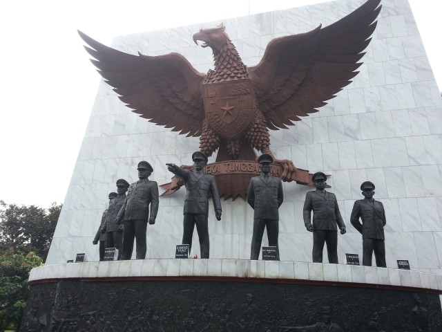 Patung pahlawan revolusi di Museum Pancasila Sakti. Foto: Dok: Pribadi