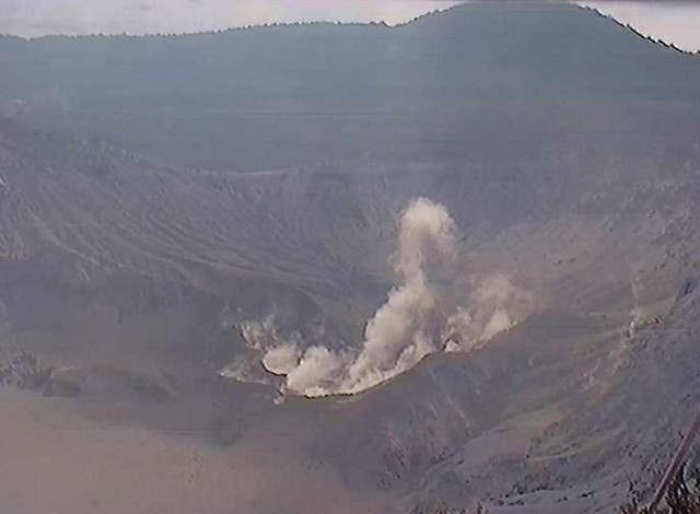 Kondisi terkini gunung Tangkuban Parahu. Foto: Dok. PVMBG