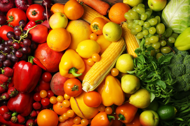 Buah dan sayuran. Foto: Shutterstock 