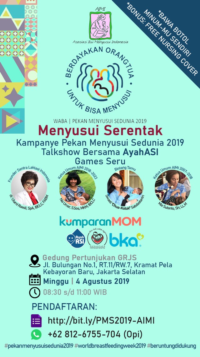 Sambut Pekan Menyusui Sedunia, AIMI Gelar Acara Menyusui Serentak (3772)