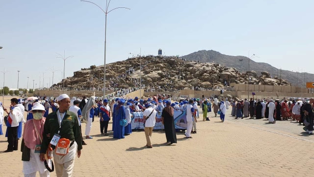 Suasana di Jabal Rahmah, Makkah. Foto: Denny Armandhanu/kumparan