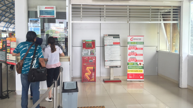 Stasiun Palmerah tidak lagi layani pengguna Single Trip / Tiket Harian Berjaminan (THB). Foto: Andreas Ricky Febrian/kumparan