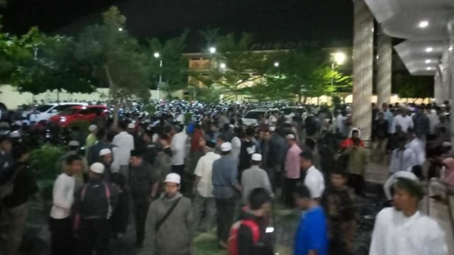 Suasana Yayasan Pondok Pesantren (Ponpes) Al Mukmin Ngruki, Desa Cemani, Kecamatan Grogol, Kabupaten Sukoharjo Jawa Tengah