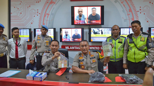 Polresta Tangerang Ringkus Pengedar Uang Palsu. Foto: dok. Polresta Tangerang