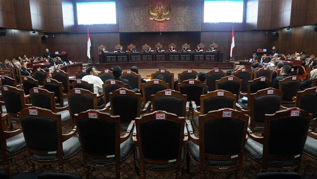 Ilustrasi sidang di Mahkamah Konstitusi (MK) Jakarta. Foto: Fanny Kusumawardhani/kumparan