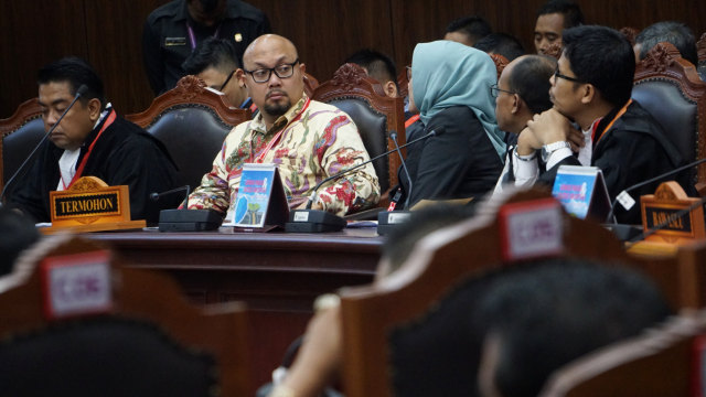 Mahkamah Konstitusi (MK) menggelar sidang putusan Perselisihan Hasil Pemilihan Umum (PHPU) Pemilu Legislatif 2019
