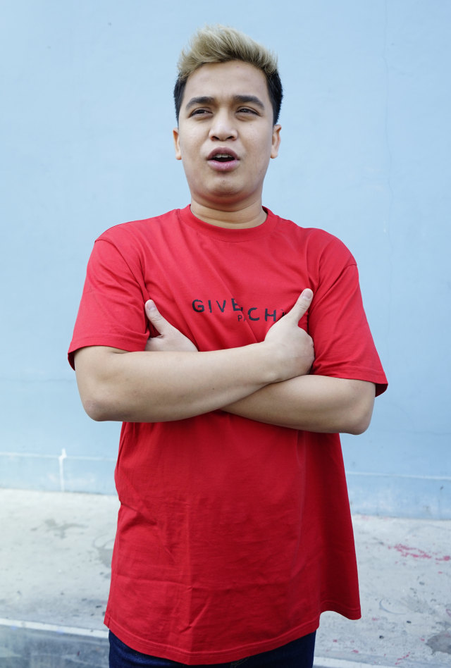 Presenter Billy Syahputra saat ditemui di Jakarta, Selasa, (6/8). Foto: Ronny