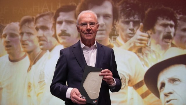 Legenda sepak bola Jerman, Franz Beckenbauer. Foto: Ina Fassbender/ AFP