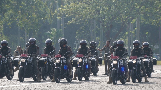 Aksi Pencak Silat Ramaikan Perayaan HUT ke-69 Satpol PP (38316)