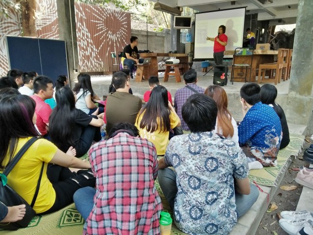 Suasana Career Camp 2019 di Srengenge Idealabs Yogyakarta. Foto : Amanah Nur Asiah/BAsra