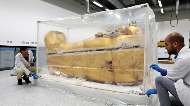 Indahnya Peti Mati Berlapis Emas Milik Tutankhamun, Firaun Muda Mesir (2)