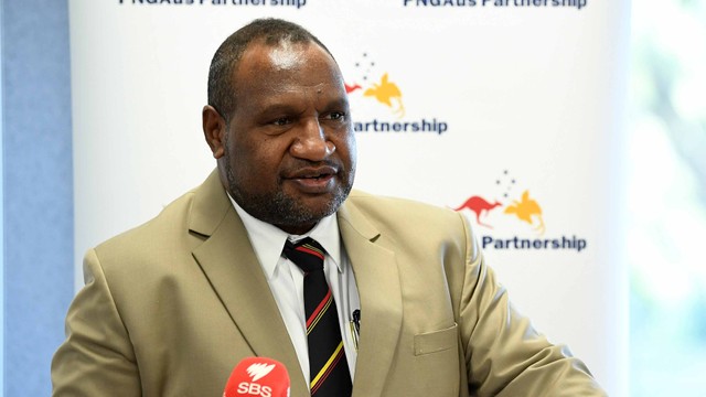 Perdana Menteri Papua Nugini, James Marape. Foto: AFP