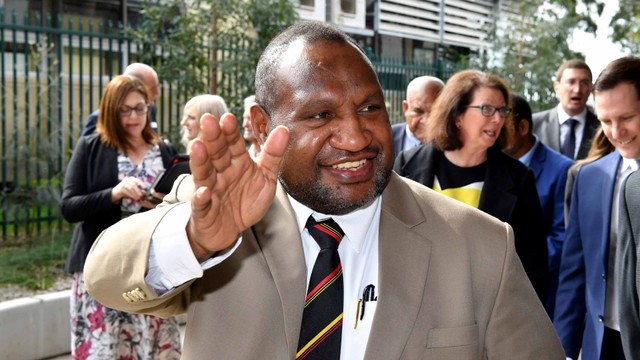 Perdana Menteri Papua Nugini, James Marape. Foto: AFP