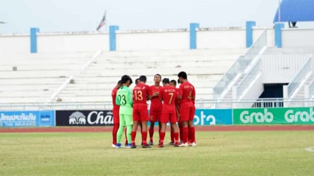 Timnas U-15 Indonesia vs Thailand. Foto: Dok. PSSI