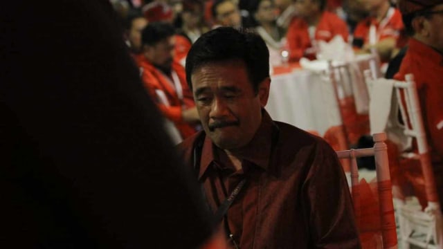 Ketua DPP PDIP Djarot Syaiful Hidayat pada malam budaya jelang Kongres V PDIP di Bali. Foto: Jamal Ramadhan/kumparan