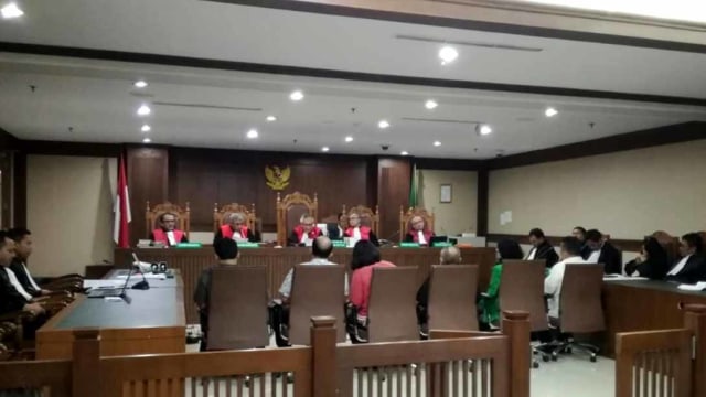 Sidang vonis 6 orang mantan anggota DPRD Sumut di Pengadilan Tipikor, Jakarta. Foto: Adhim Mugni Mubaroq/kumparan