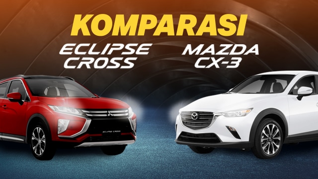 Komparasi Mitsubishi Eclipse Cross Vs Mazda CX-3 Foto: dok. Putri Arifira/kumparan